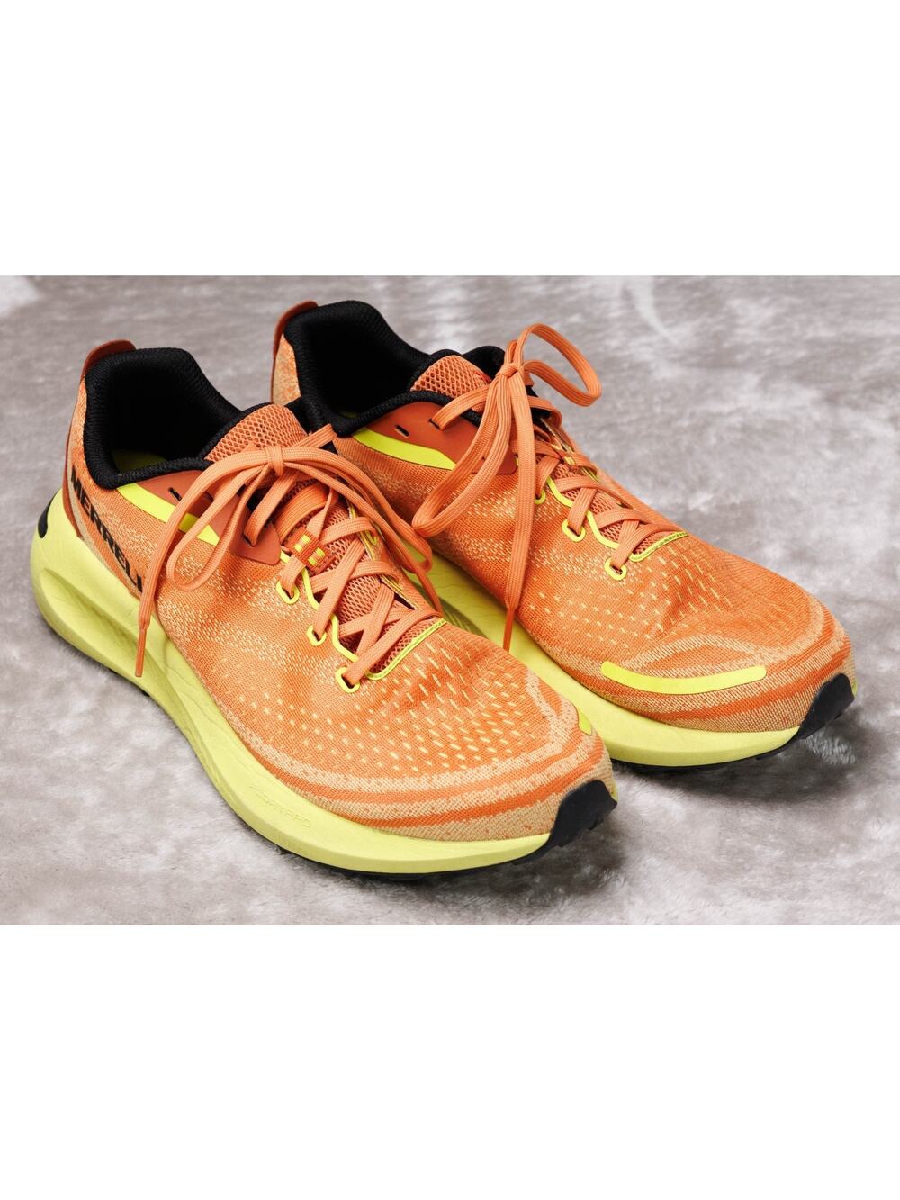 Merrell Morphlite Trail Running Shoes Sneakers Melon Orange Yellow Mens Size 11